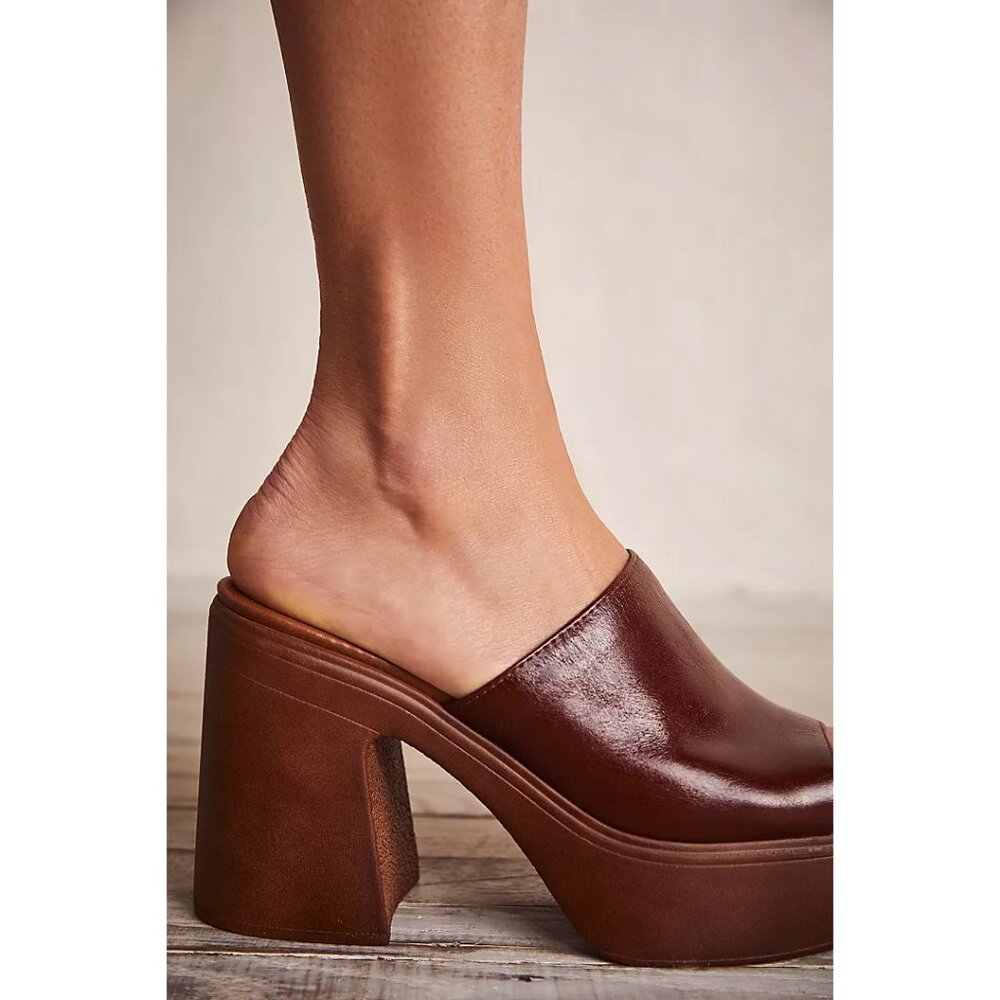 🎉LAST CHANCE🎉 FREE PEOPLE Zoe Platform / Chestnut - Picture 4 of 13